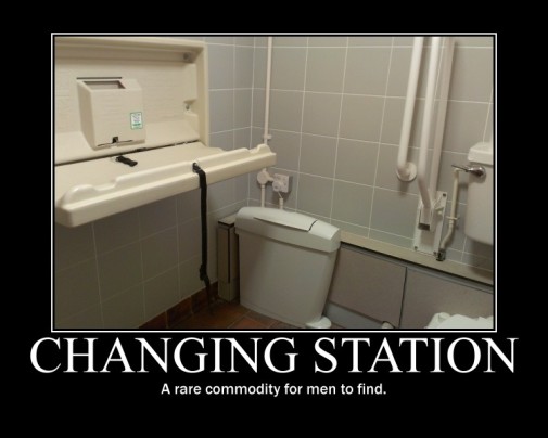 Changing Station A rare commodity for men to find.